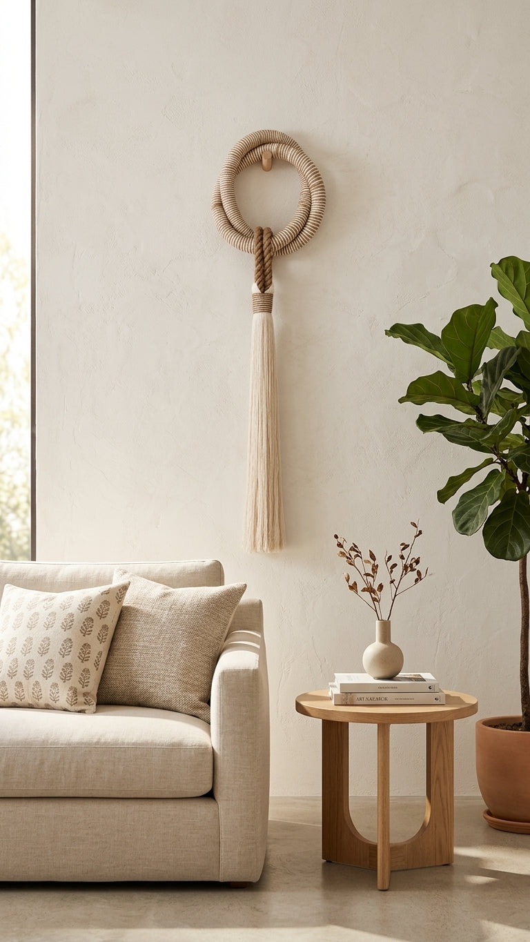 Borla decorativa anudada