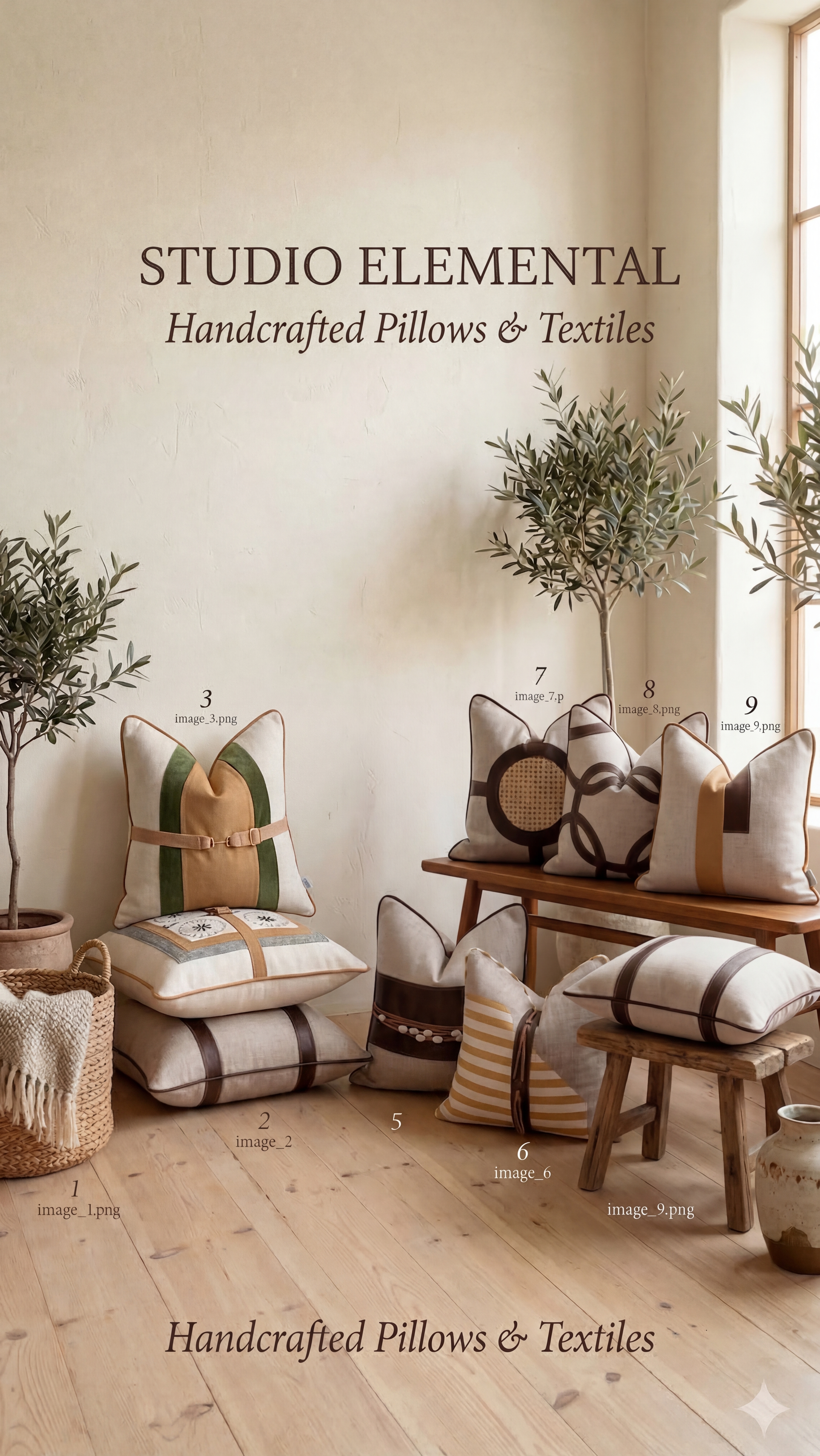 Colección Cojines Studio Elemental